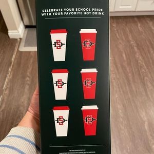 Starbucks SDSU reusable cups